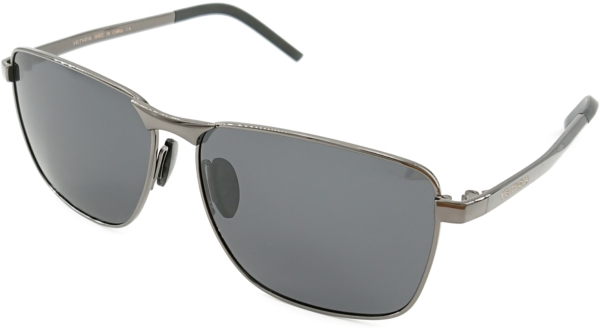 På billedet ser du variationen Cleanse, unisex solbriller med etui fra brandet Veithdia i en størrelse H: 4,6 cm. B: 5,8 cm. i farven Grå